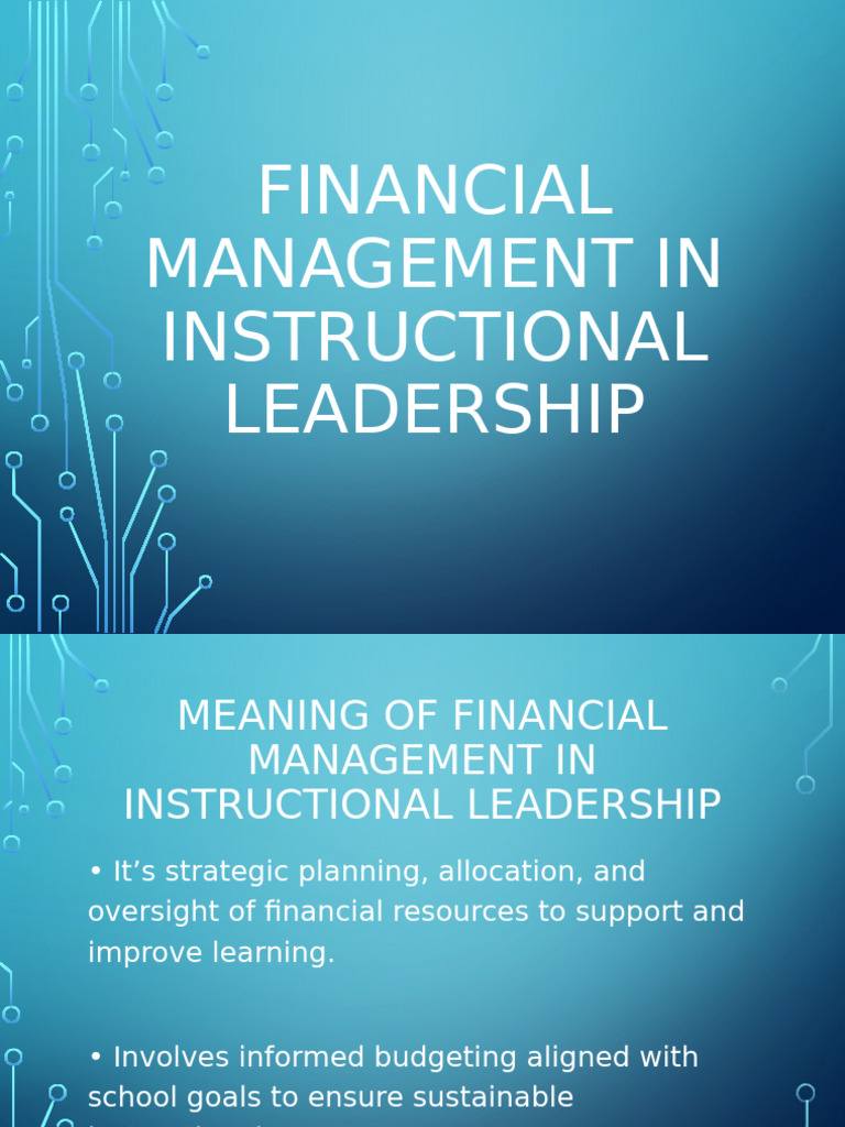 Financial Management in Education Leadership | PDF | Audit | Budget