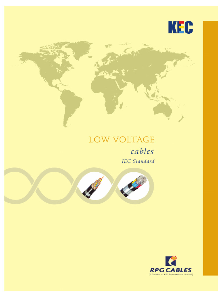 Low Voltage Cable Specifications Guide | PDF | Electrical Conductor | Cable