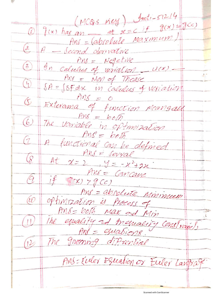 Key (Optimization) | PDF