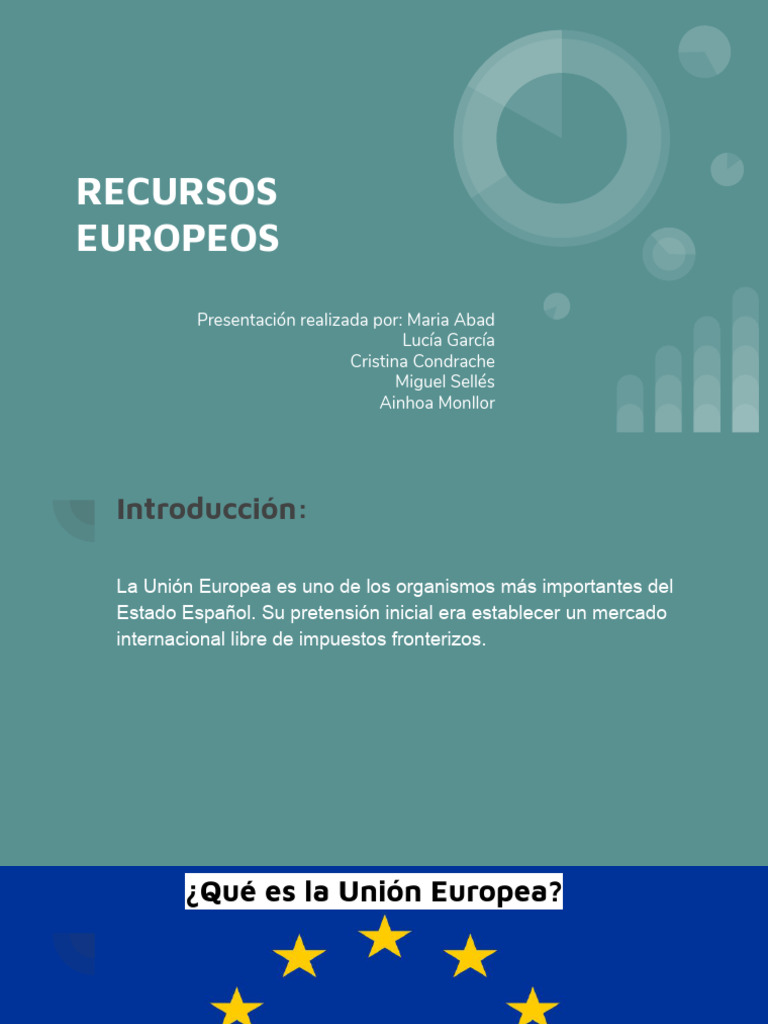 Recursos de la Unión Europea para Empleo | PDF