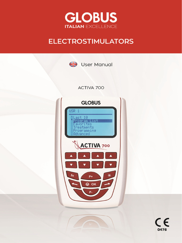 Globus Activa 700 User Manual | PDF | Urinary Incontinence | Battery ...