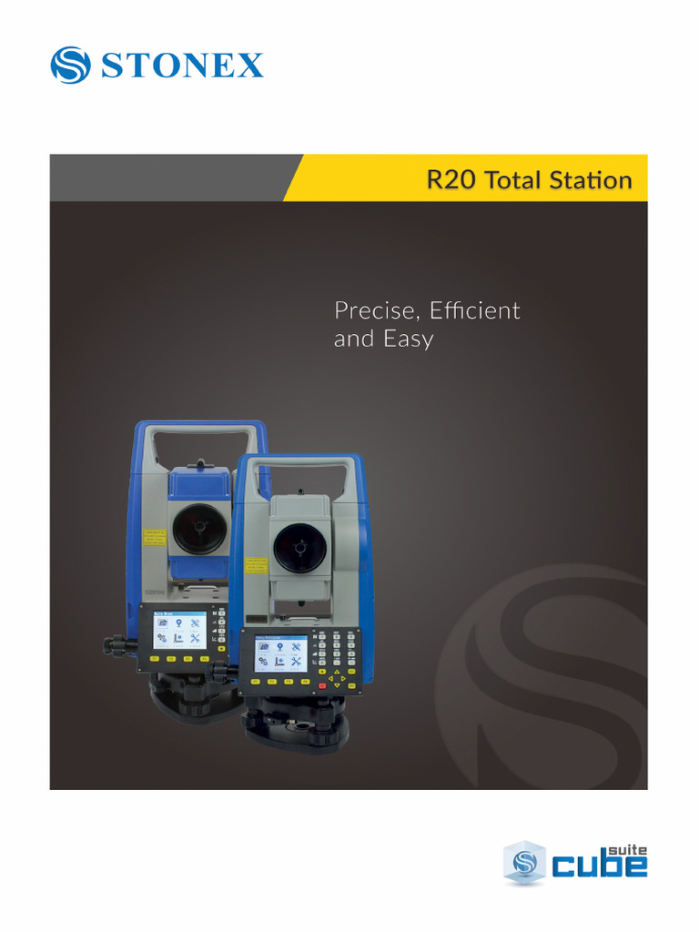 Stonex R20 Total Station Overview | PDF | Surveying | Accuracy And ...