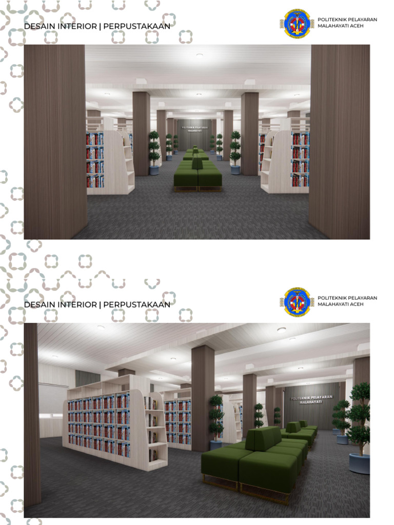 Desain Interior Perpustakaan Malahayati | PDF