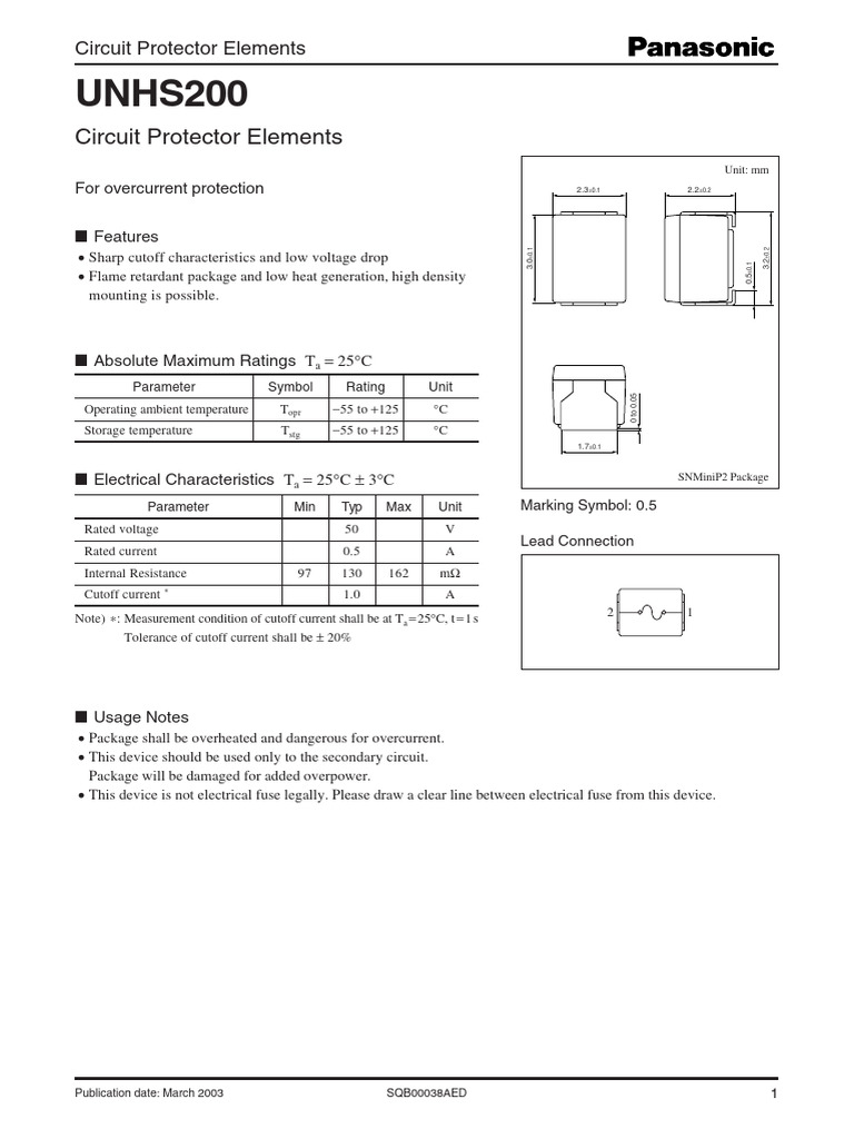 Circuit Protector HS Code Overview | PDF | Fuse (Electrical ...