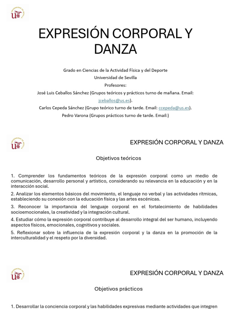 Fundamentos de Expresión Corporal y Danza | PDF | Bailes | Comunicación