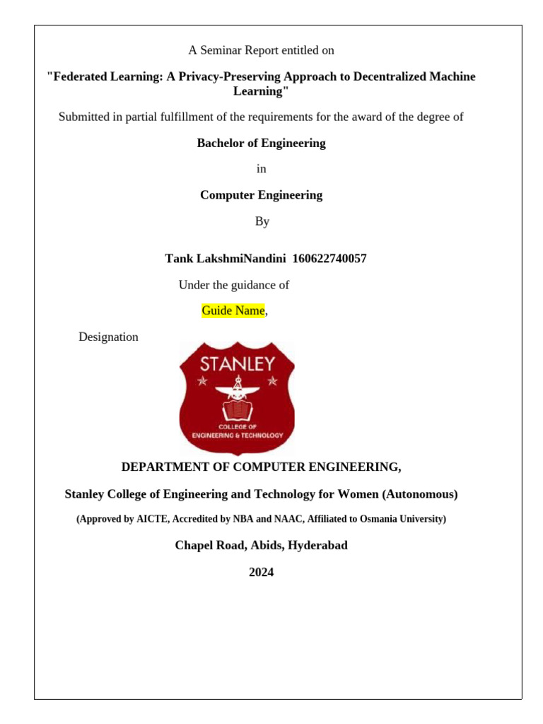 Federated Learning for Brain Tumor Detection | PDF | Machine Learning ...