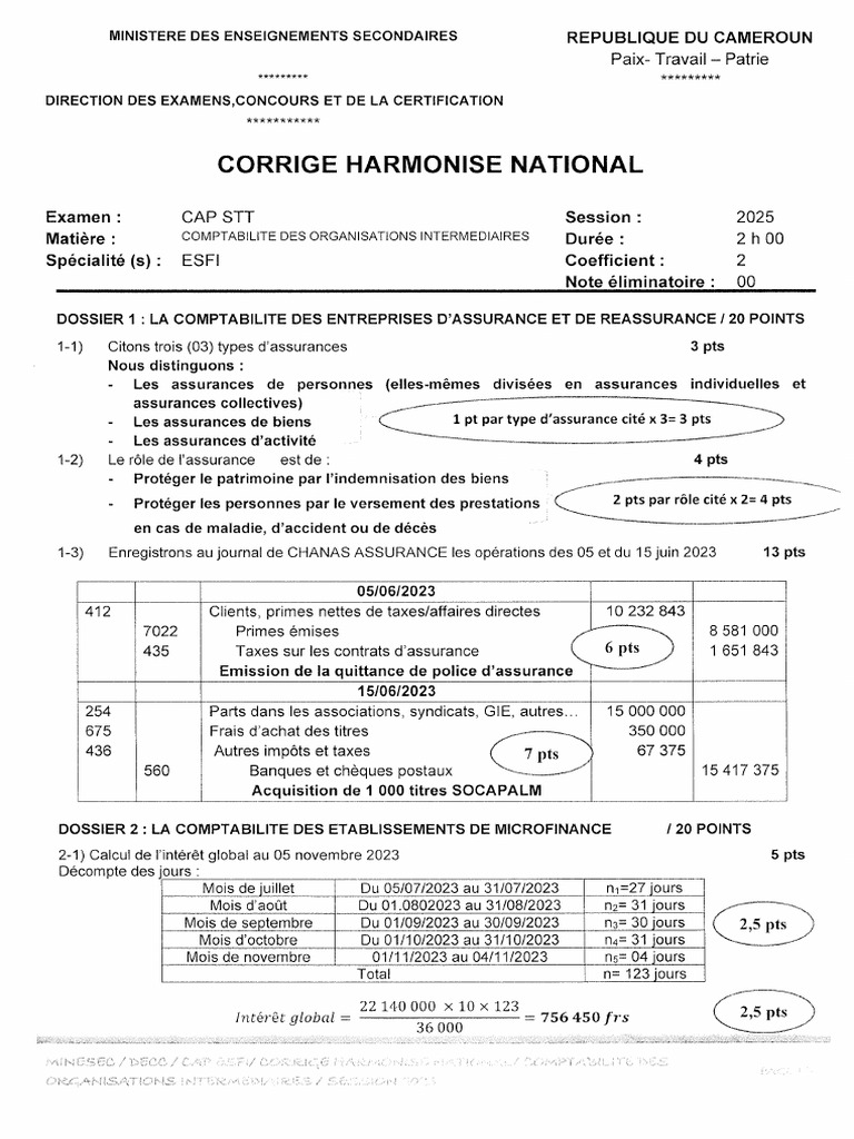 Cap STT - Esfi - Compta Des Orga Interm-1 | PDF