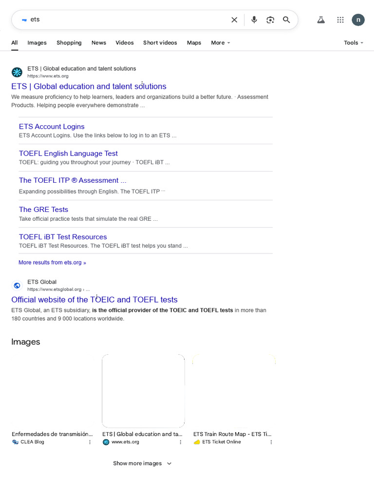 ETS Global Account Access Guide | PDF