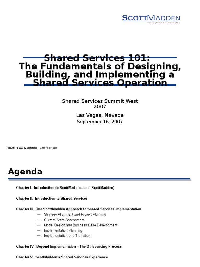 Fundamentials of Shared Service Operations | PDF | Strategic Management ...