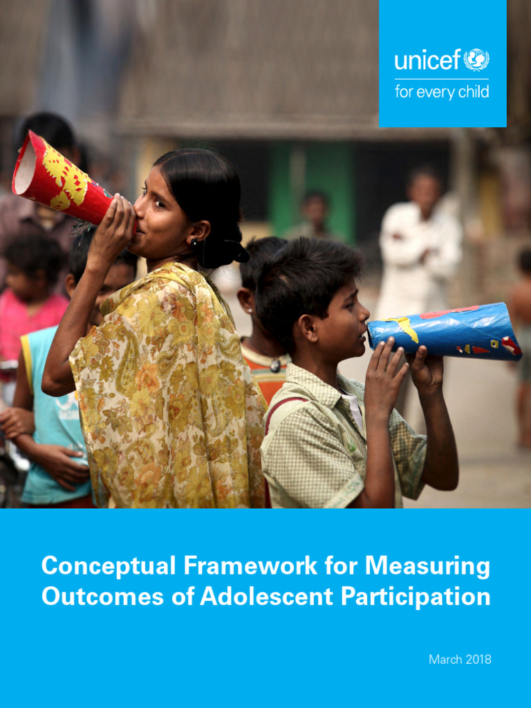 Conceptual Framework Measuring Outcomes Adolescent Participation 2018 ...