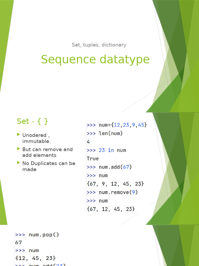 Understanding Sequence Data Types in Python | PDF