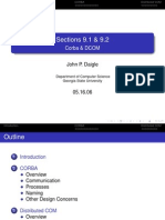 Sections 9.1 & 9.2: Corba & DCOM