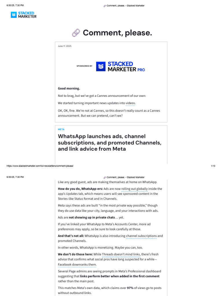? Comment, Please. - Stacked Marketer | PDF | Search Engine ...
