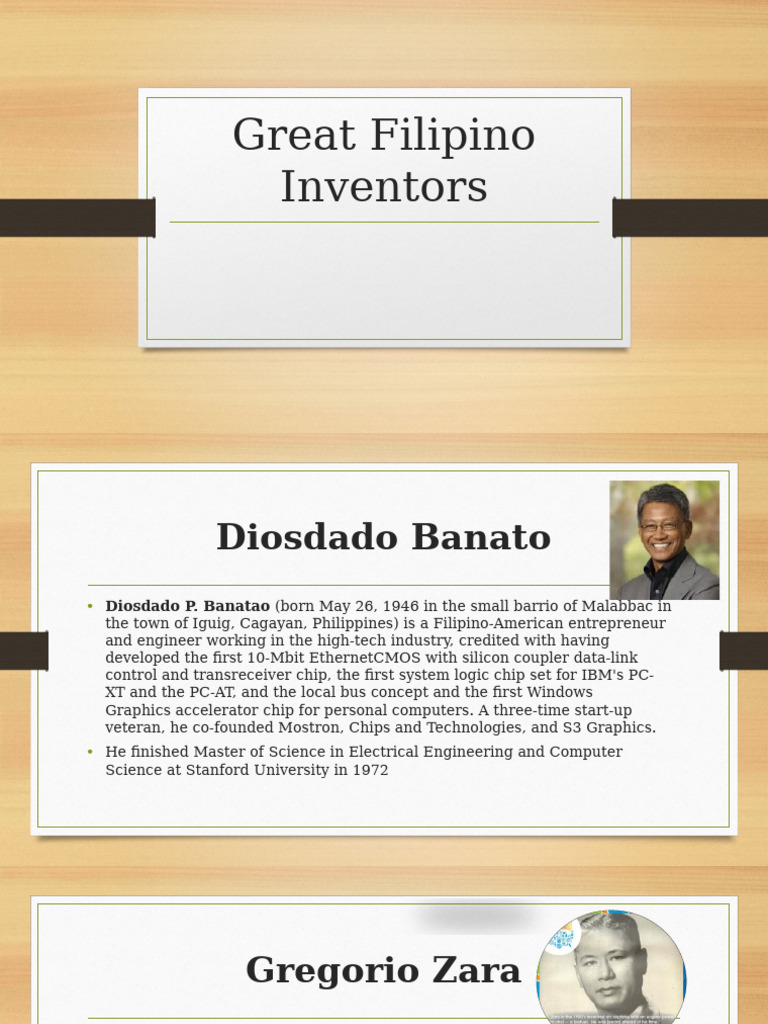 Notable Filipino Inventors and Innovations | PDF