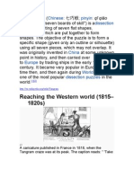 Reaching The Western World (1815 - 1820s) : Bǎn Literally "Seven Boards of Skill") Is A