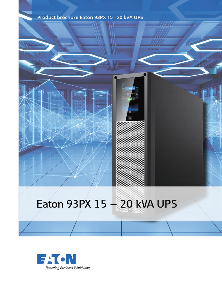 Eaton 93px Ups Brochure Br153168 en Us | PDF | Battery Charger ...
