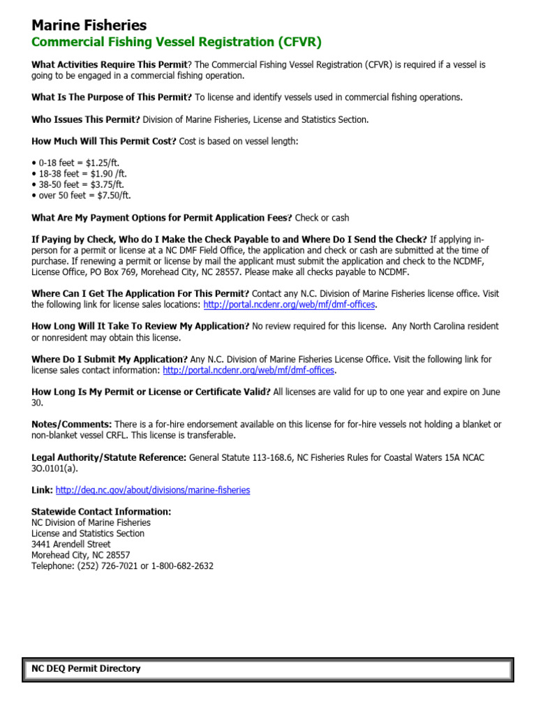 DMF CFVR Registration | PDF