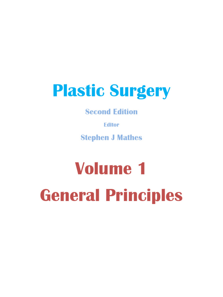 Innovations in Plastic Surgery Principles | PDF | Plastic Surgery | Surgery