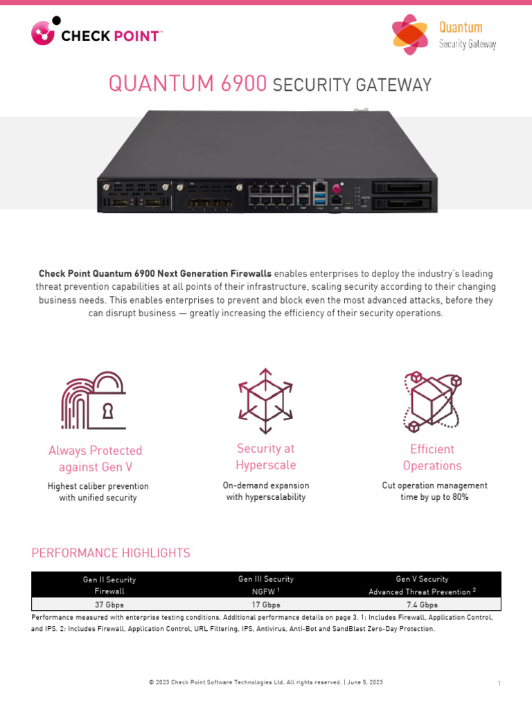 Check Point 6900 Firewall Overview | PDF | Firewall (Computing) | Ip ...