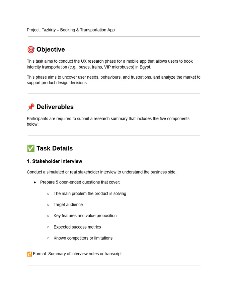 UX Research for Tazkirty App Analysis | PDF | Methodology
