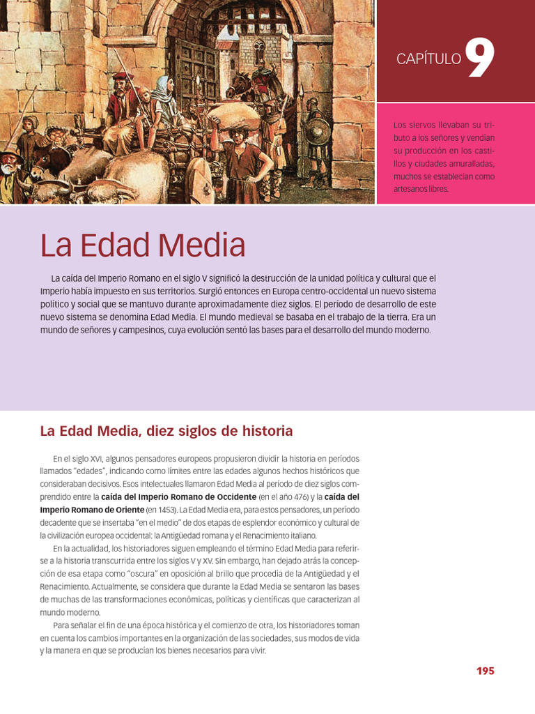 Historia de la Edad Media: Estructura y Cambio | PDF | Edades medias ...