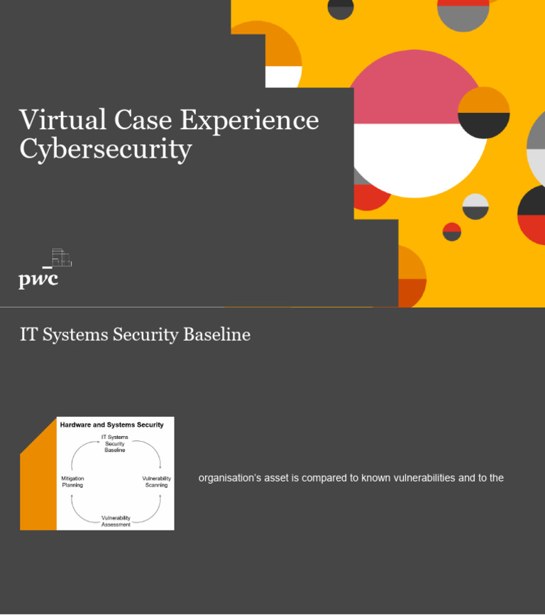 PWC Virtual Case Experience Cybersecurity - Model Work Task 3 | PDF