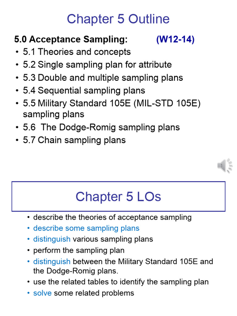 Acceptance Sampling Plans Overview | PDF | Sampling (Statistics) | Risk
