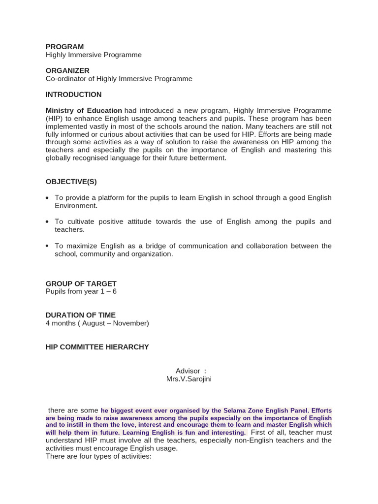 paper work hip 2018 | PDF | English Language | Human Communication