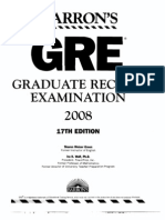 Barron's - GRE, 17th Edition, 2008