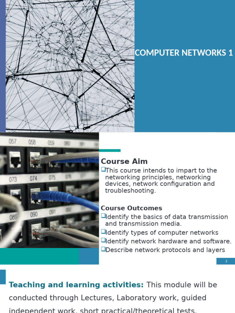 Computer Networks Course Overview | PDF | Peer To Peer | Computer Network