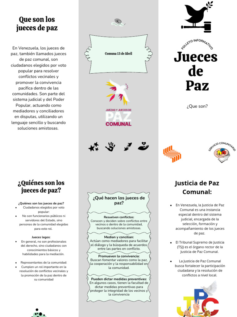 Jueces de Paz en Venezuela: Funciones y Rol | PDF | Juez | Justicia de ...