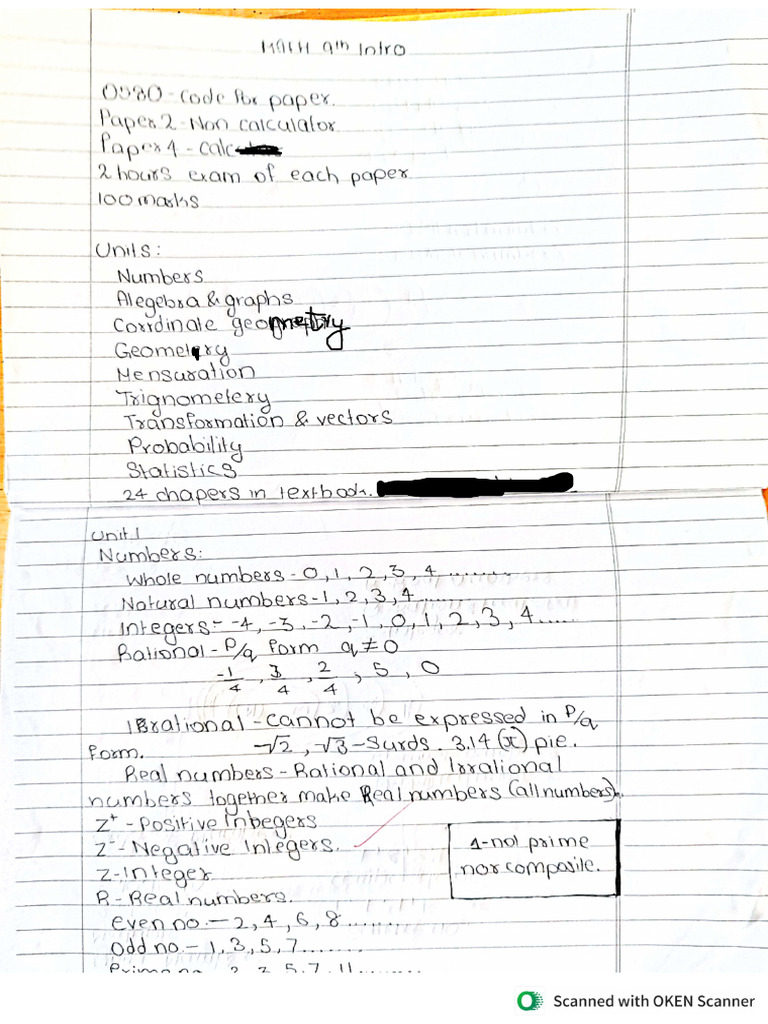 Maths Bridging Course Notes 27.06.25 | PDF