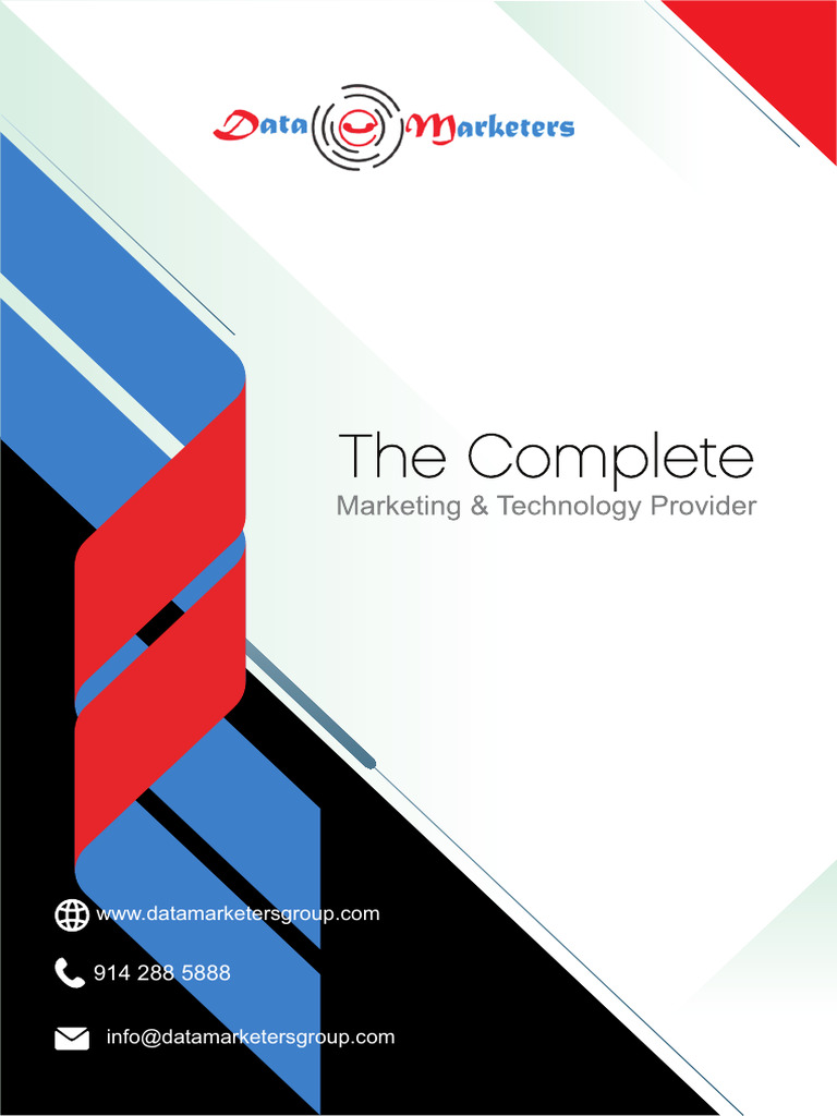 Corporate Brochure Data Marketers Group | PDF