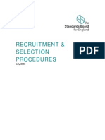 Recruitment & Selection Procedures