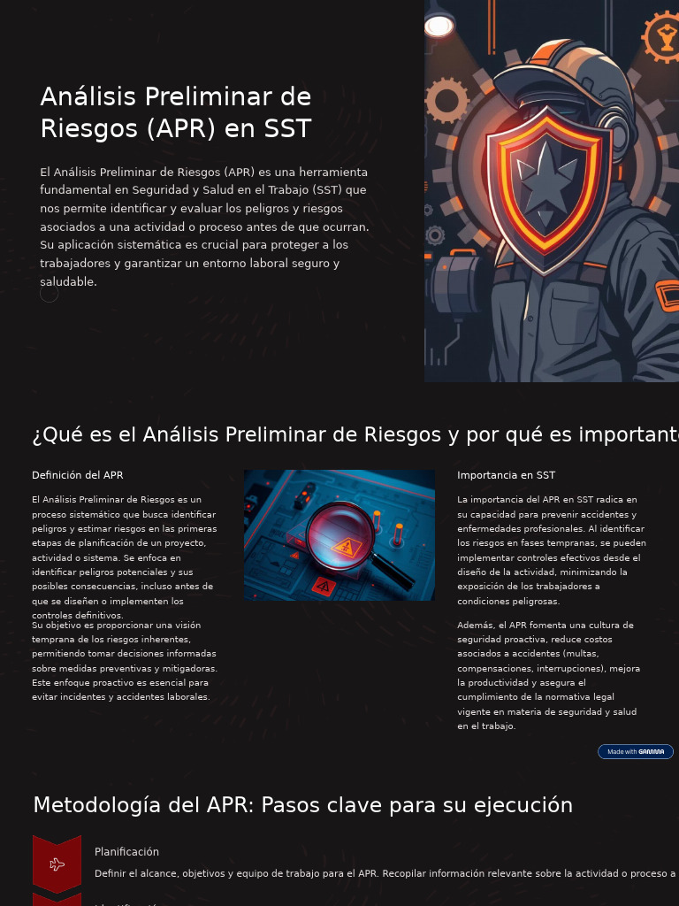 Análisis Preliminar de Riesgos en SST | PDF | La seguridad informática ...