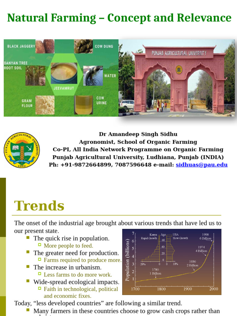Natural Farming: Concepts and Benefits | PDF | Agriculture | Organic ...