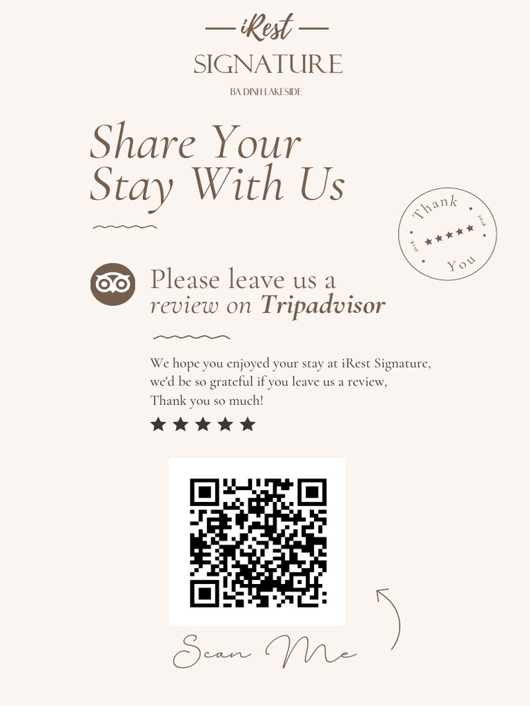 Tripadvisor QR Code Instructions | PDF