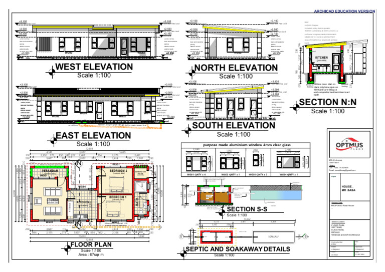 Proposed Rural House Plans and Elevations | PDF | Building Materials ...