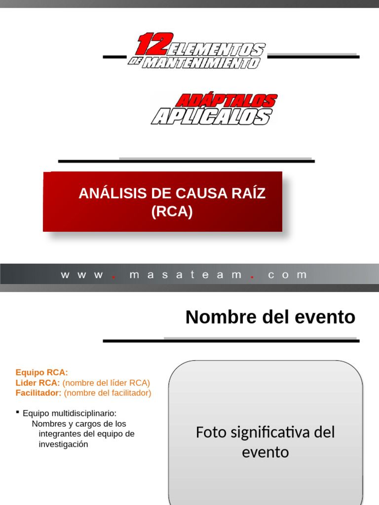 Análisis de Causa Raíz: Metodología y Hallazgos | PDF | Sicología ...