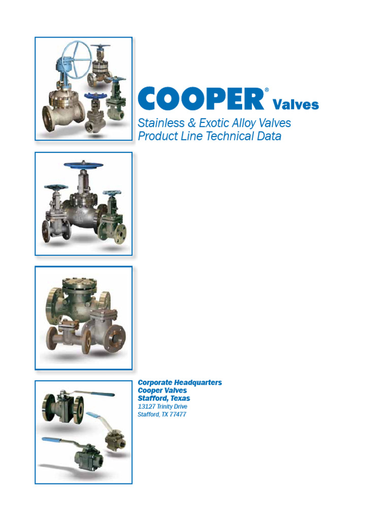 Exotic Alloy Valves Overview | PDF | Valve | Materials
