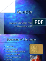 Peter Saunders Abortion Slides