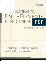 Introduction to Finite Elements in Engineering, 3rd Ed, T.R.chandrupatla