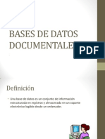 Bases de Datos Documentales