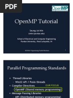 Openmp Tutorial: Seung-Jai Min