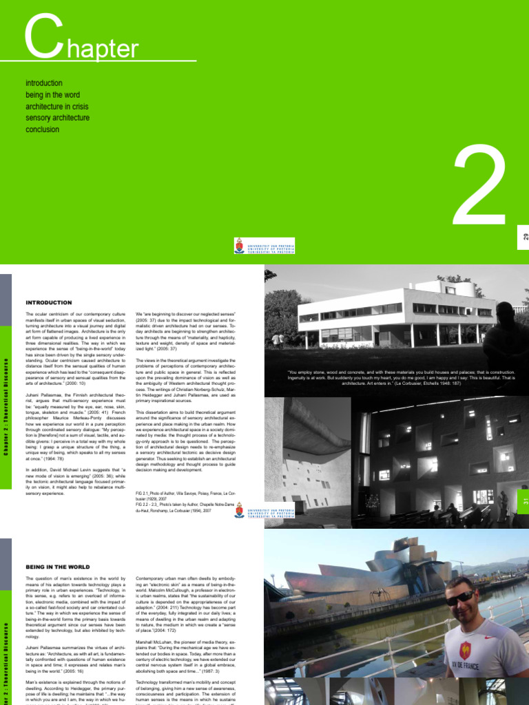 Sensory Experience in Architecture | PDF | Senses | Perception