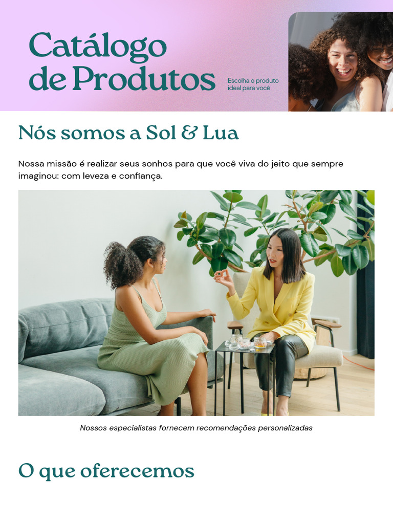 Catálogo de Produtos Sol & Lua | PDF