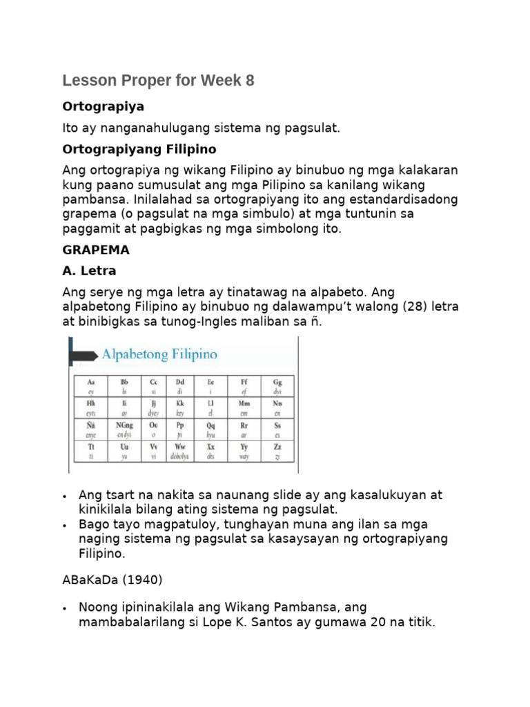 Lesson Proper For Week 8 WIKA | PDF