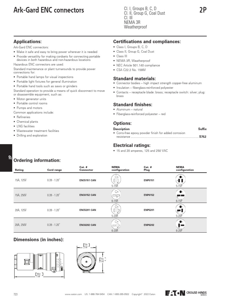 Crouse Hinds Arkgard Enc Connector Catalog Page | PDF | Electrical ...