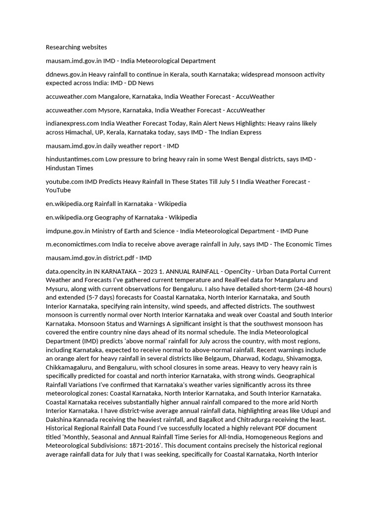 India Meteorological Department | PDF | Weather Forecasting | Weather