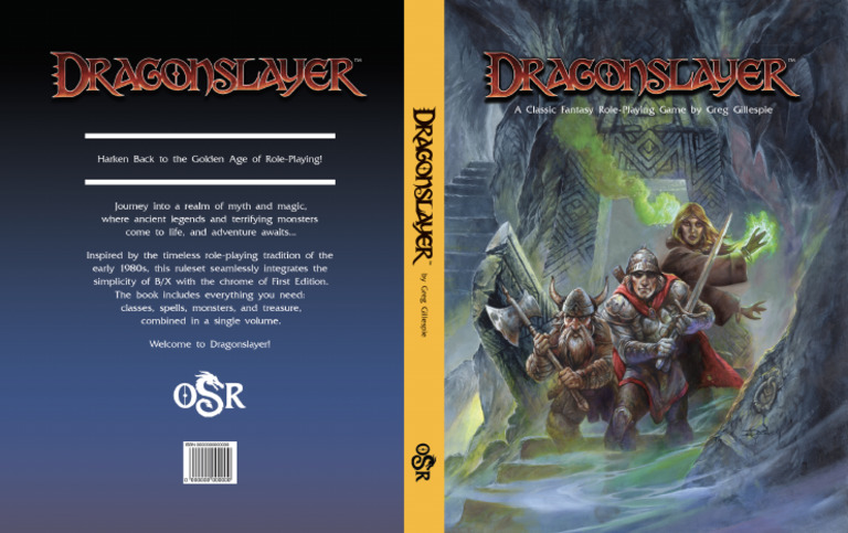 Dragonslayer RPG Ebook 4.0 Cover 2024 | PDF